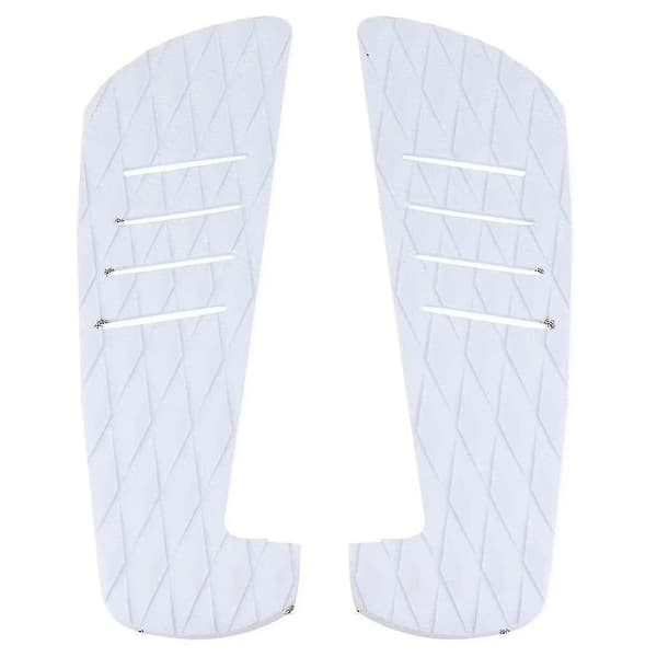 9-piece Eva Surfboard Traction Pad Surf Longboard Pad Non-slip, White