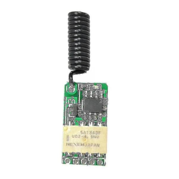 Mini-relay contact with button-saving RF wireless switches DC3.7v-12v 433mhz Small remote switches