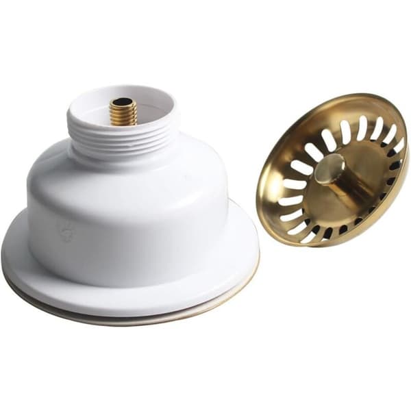 XK223C041-K Vaskafløb 114 mm Børstet guld SUS304