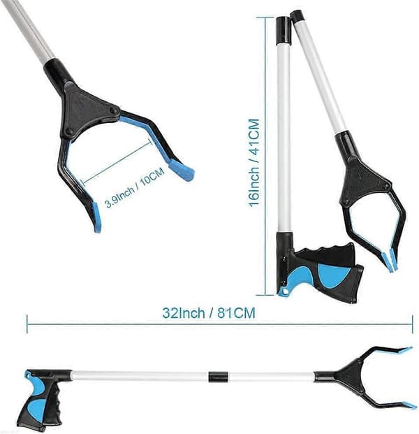 Grabber Reacher Tool, Foldable Extension Tool with Claw for Litter Picking, Aid for Elderly, Disabled with Arm Extension 2 2