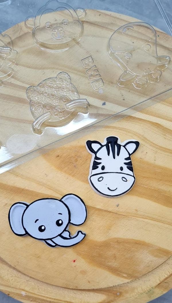 Pralinform Dyr Sjokoladeform - BWB 9912 Transparent transparent