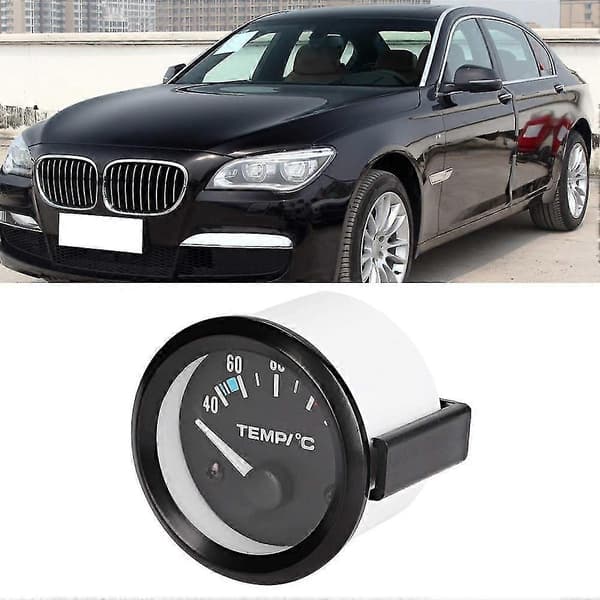 Bil vanntemperaturmåler LED 2 tommer 52 mm