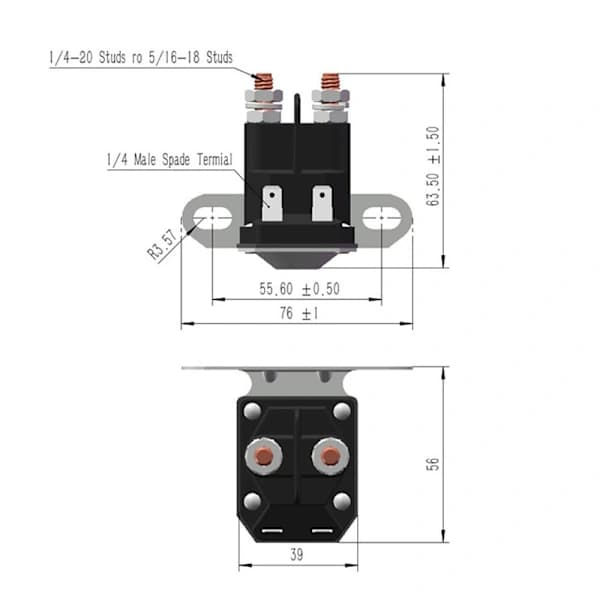 Startmagnet elektromagnetisk bryter magnetisk bryter