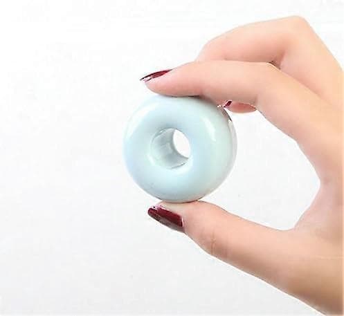6-delt keramisk tandbørsteholder-sæt i mini donut-form
