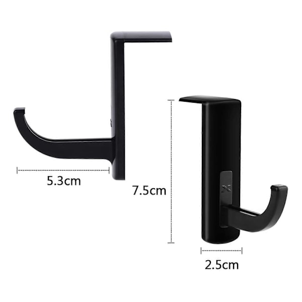 8-pack Headset Hanger Headphone Hanger Headset Stick-on Hook Headset Stand Desk Stand Table Cell