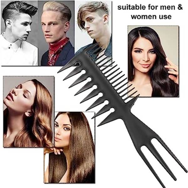 3-i-1 Detangling Comb Men's Comb Anti-static Comb