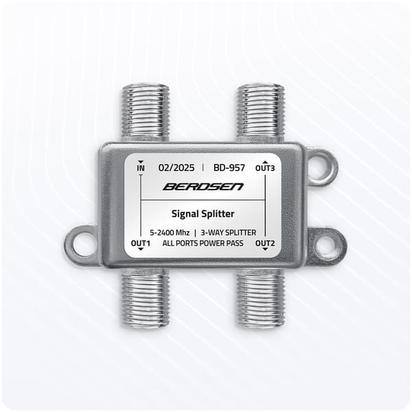 3-vägs passiv antenndelare, 5–2400 MHz