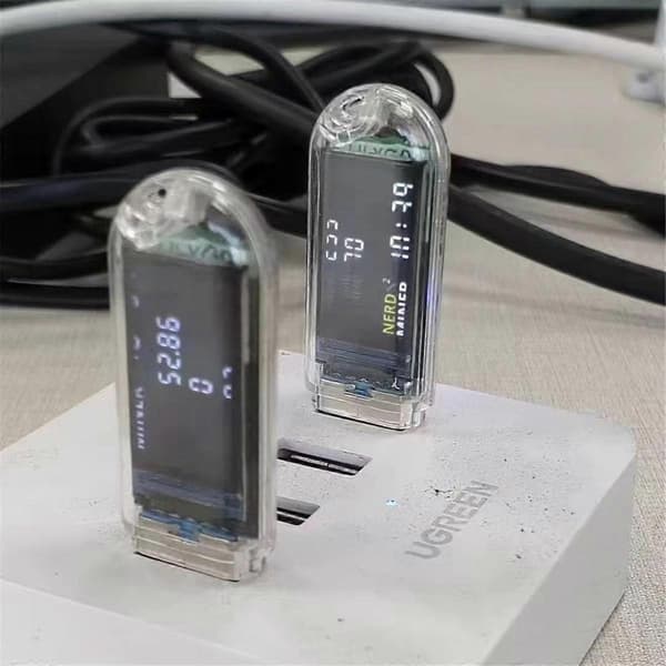 NerdMiner V2 T-Dongle S3 Hashrate 74Kh/S USB BTC Crypto Solo Lottery Miner med display