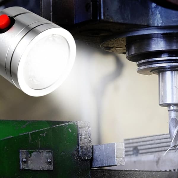 Svanhals magnetisk arbeidslampe 5W 24V LED, 500 mm rørlengde, verktøylampe for arbeidsbenk