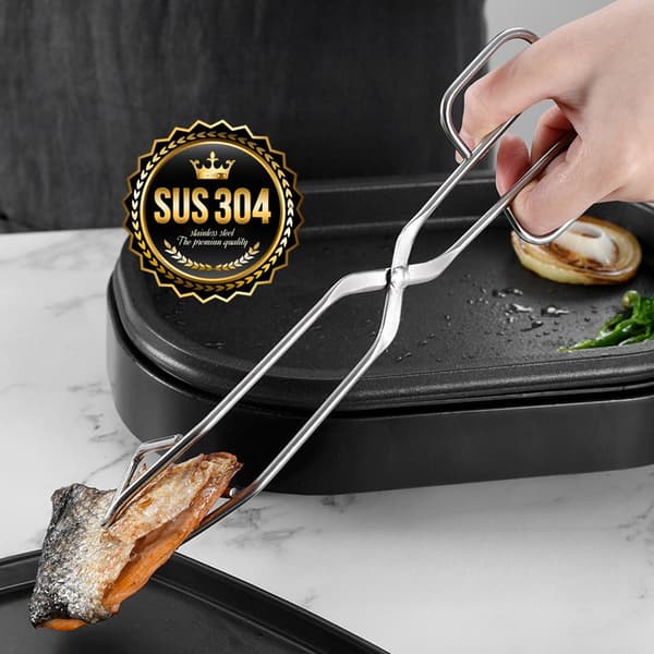 SUS304 Kjøkkensaks 25 cm for matlaging, grilling og servering