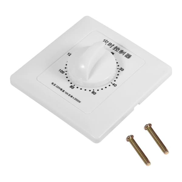 AC 220V Højtydende Pumpe Timer Switch Elektronisk Kontrol Mekanisk Nedtællingstimer Stikkontakt Tidsafbryder 86 Panel (120min)