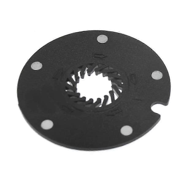 Pedalassistent-sensor 5 magneter 4,5 mm disk 65x65x2 mm 94 cm kabel svart