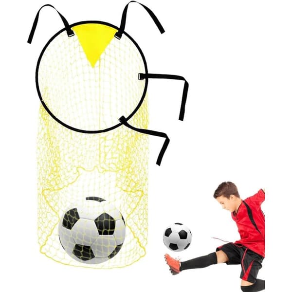 Fodboldmålnet med pointzoner, 45 cm, glasfiberring, skudtræning