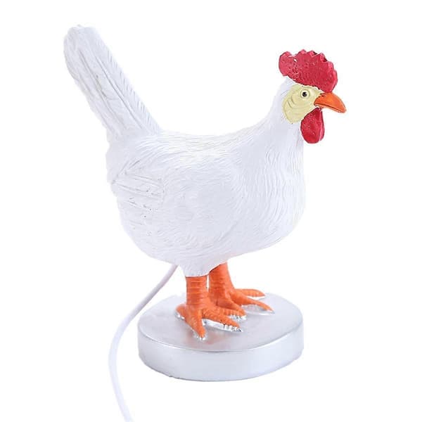 Night Light Simulated Animals, Table Lamp Funny Easter Home Decor, Party Carnival Chicken Night Light Decoration