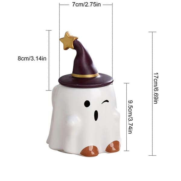 3D Spøgelseskrus til kaffe, perfekt Halloween-gave B