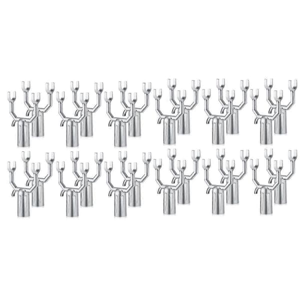 24 pcs Metal Tree Branch Support Tree Support Branch Crutch Tree Straightening Kit for Supporting Fruit Trees [DB] Silver Silver