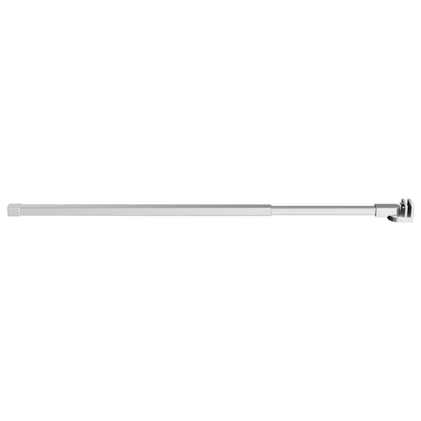 vidaXL Støttearm til brusevæg 70-120 cm Transparent 750