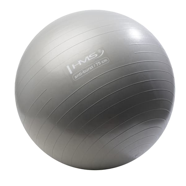 Gymbol 75 cm grå anti-burst skridsikker