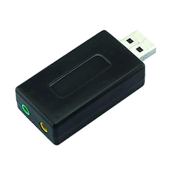 Bærbart USB 2.0 Eksternt Lydkort Virtuelt 7.1 Kanal Stereo Lydadapter