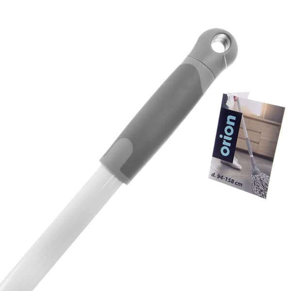 Teleskopskaft i rustfritt stål for mopp og kost 94-158 cm