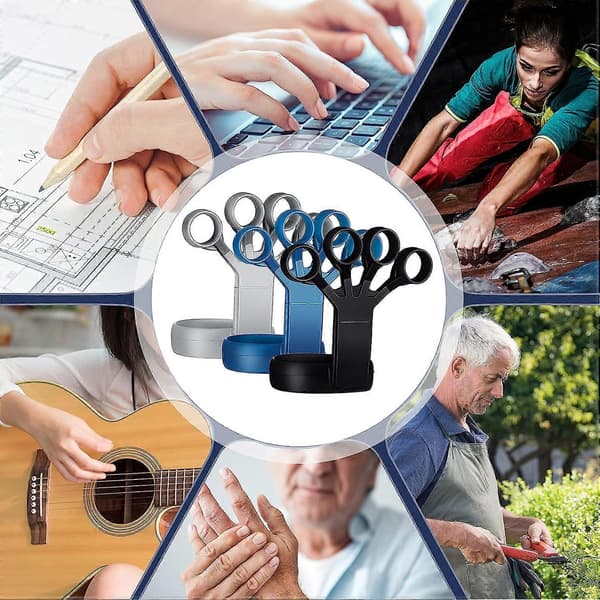 6-pack styrketräning greppförstärkare fingersträckare underarmsträning handstyrka grepptränare fingersträckare