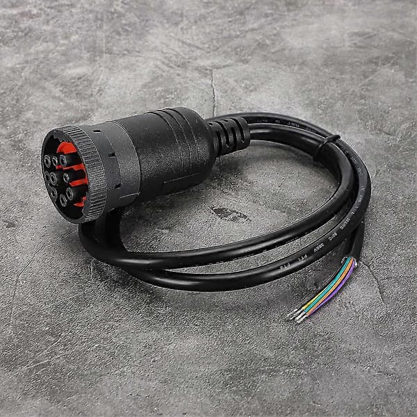 J1939-9pin diagnostisk kabeladapterstik til Cummins Universal lastbiltilbehør
