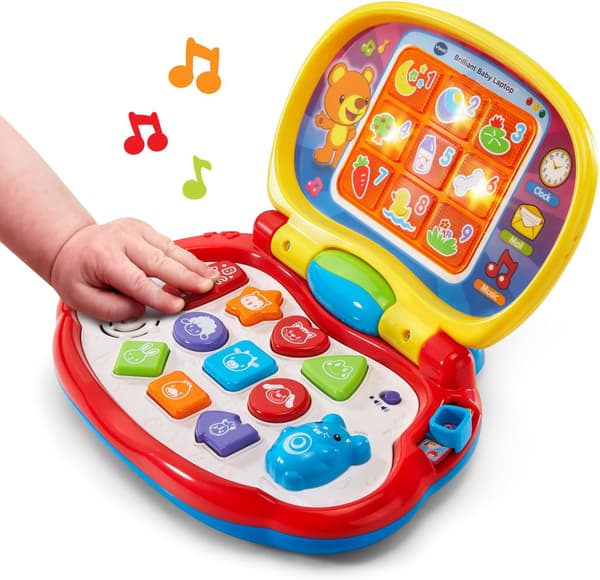 2025 Uusin malli VTech Brilliant Baby Laptop, punainen