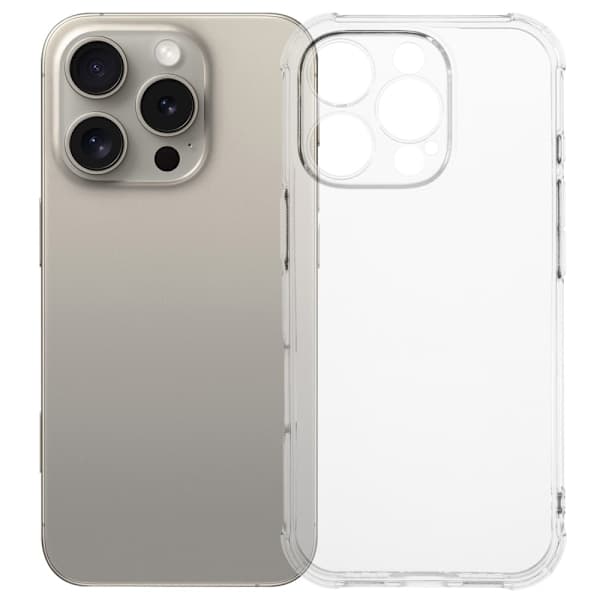 iPhone 16 Pro Deksel Støtsikkert Transparent