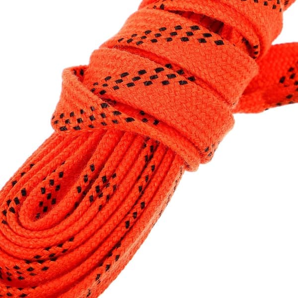 Polyester skøytesnører flate hockeyskøytesnører for ishockeyspillere røde 1 par
