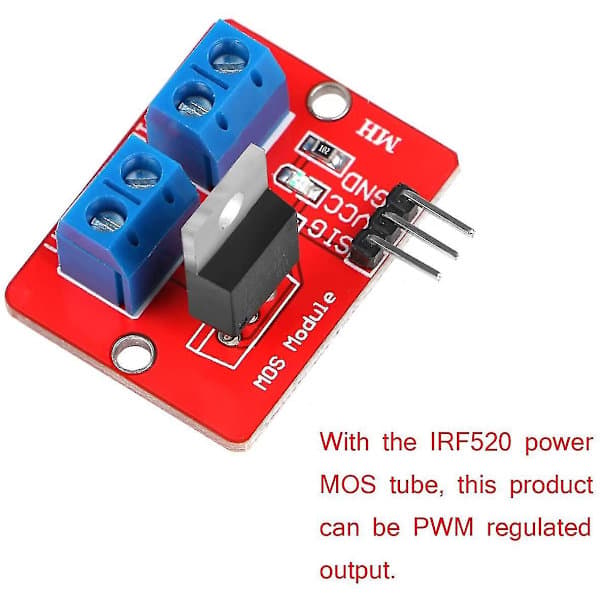 10 stk Irf520 Mosfet Driver Modul for Arduino Pi