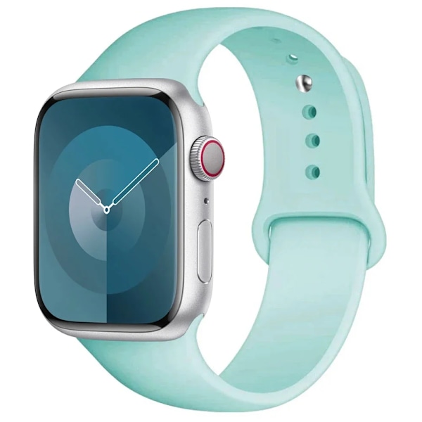 Silikonrem for Apple Watch-reim 44mm 45mm 40mm 41mm 42-38mm 45 mm sportsreim iwatch serie 8 7 6 5 4 3 SE 9 Ultra 2 49mm 60 beryl 60 beryl 49mm-42-44-45mm M-L