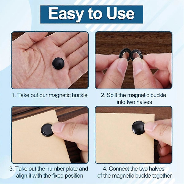 10 Par Magnetiske Startnummerclips, Marathon Startnummerholder Løbe Startnummerspænder Fastgørelsessystem Rac