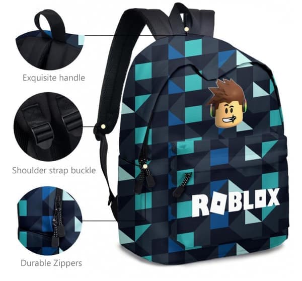 Roblox Backpack and Pencil Case Set for School - Kids Backpack with Pencil Case-FX-