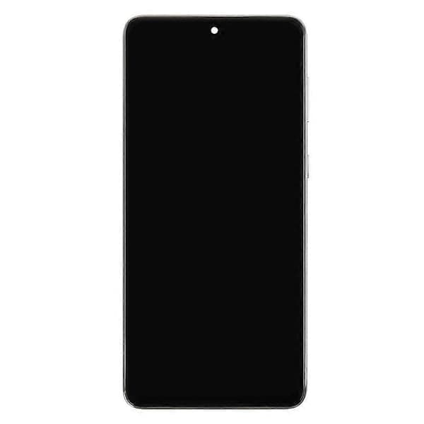 LCD-skjerm og digitizer-enhet + rammedel (TFT) for Samsung Galaxy S21+ 5G G996, Grad C, Sølv Silver