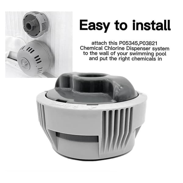 Kemisk klordispenser system P05345, P03821 til boblebad og spa, tilbehør til boblebad og spa