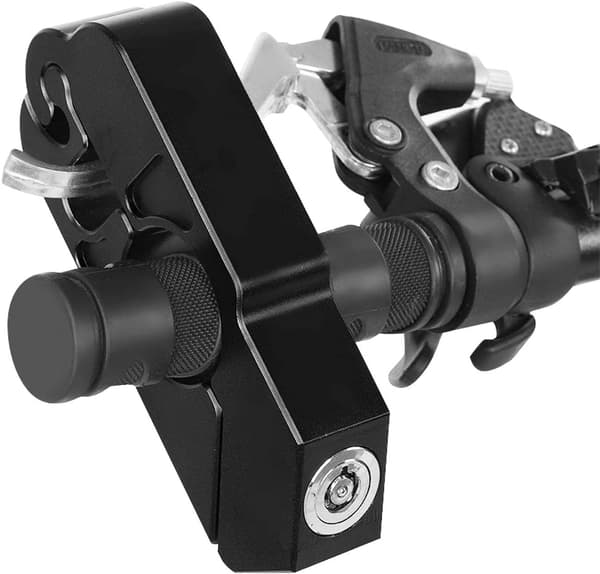 Handlebar Lock, Universal Aluminum Alloy Motorcycle Handlebar Brake
