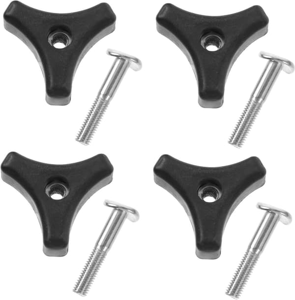 Lawn Mower Handle with Triangular Grip and Screws - Easy to Install Garden Tool Accessory