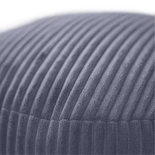 Corduroy Puff – Rund gulvpude, blød & alsidig