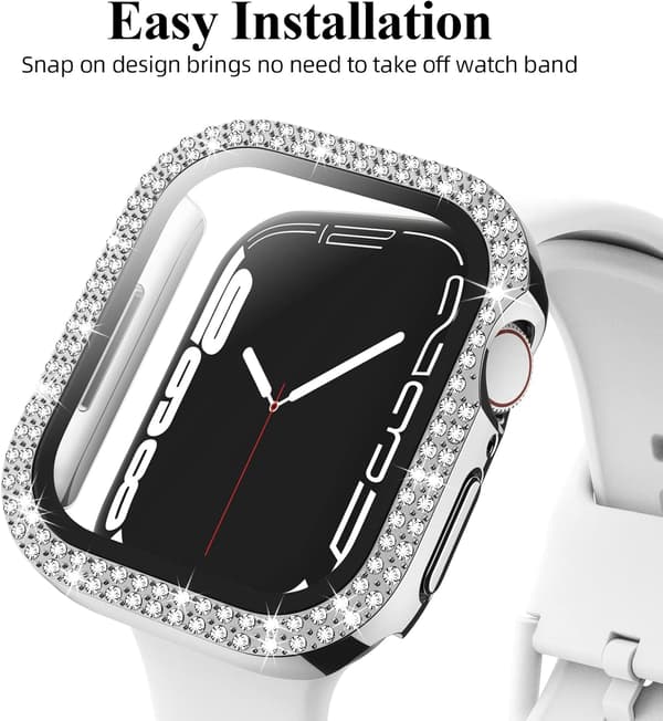 Bling-deksel for Apple Watch Series 6 5 4 SE 40mm