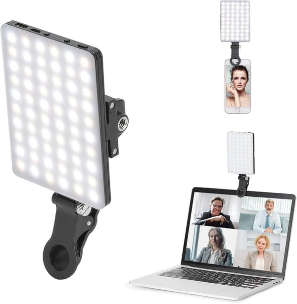 Rechargeable High Power Clip-On Video Light