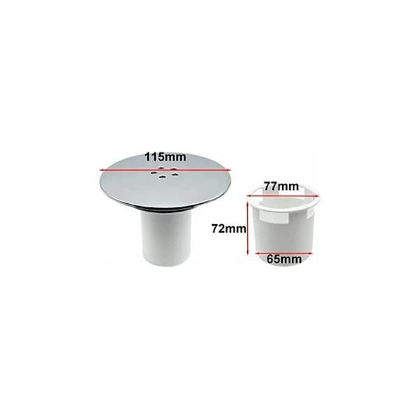 Gulvafløb, 90mm/115mm Gulvafløb, Erstatning for gulvafløbssi