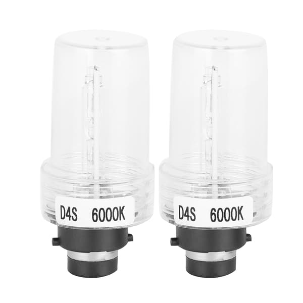 2 stk D4S 6000K 35W Xenon HID frontlyspære erstatning høy lysstyrke