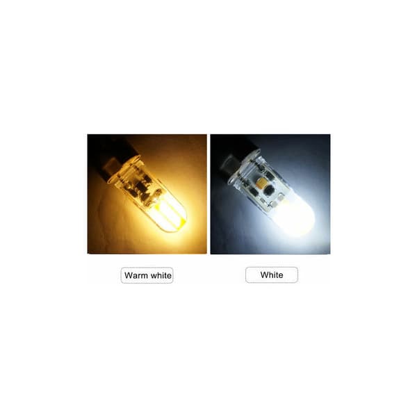 Dimbar Gy6.35 LED-lampe, silikon COB LED-lampe 12V DC, 3W, hvit