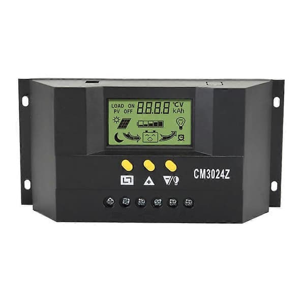 CM3024Z 30A 12V/24V Solarladeregulator Generator for Hjem Solcellepanel Batteri