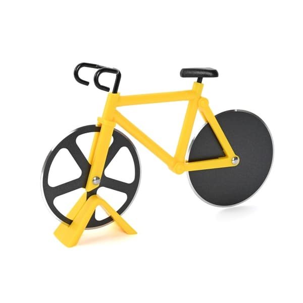 Pizzaleikkuri / Pizza Slicer Pyörä - Keltainen Gul yellow
