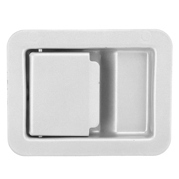 RV Toolbox Handle Latch 140 X 108mm Trailer Caravan Truck Built-in Door Lock Toolbox Handle Silver