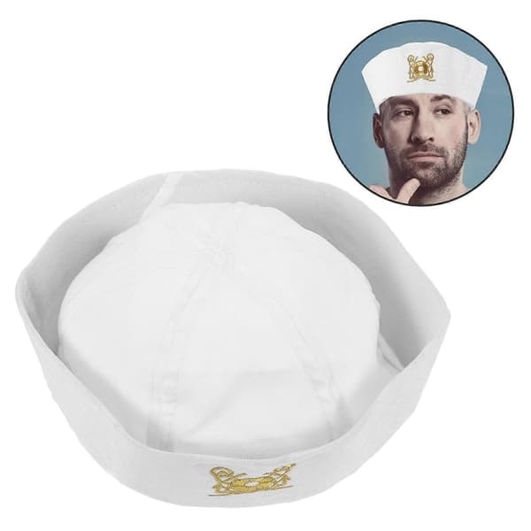 Sømand Cosplay Hat Sømandshat til at bære 5 stk. Holdbart kostumetilbehør