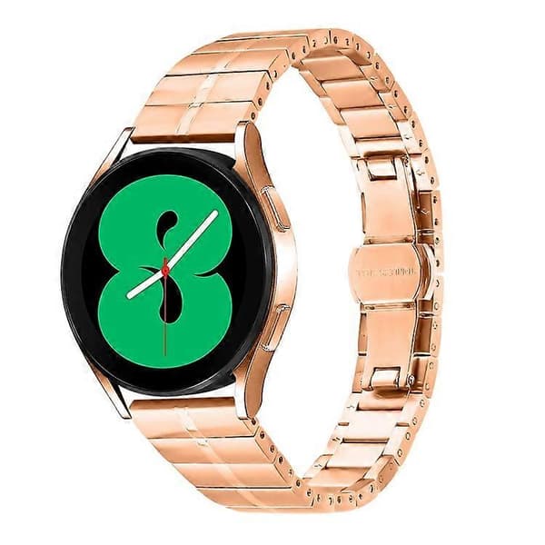 Kompatibel med Garmin Vivoactive 5 Urrem i Rustfrit Stål Erstatningsrem PinkGuld PinkGold