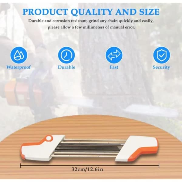 Stihl moottorisahan teränteroitin 2-in-1, 3/8 tuumaa, 4,0 mm viila