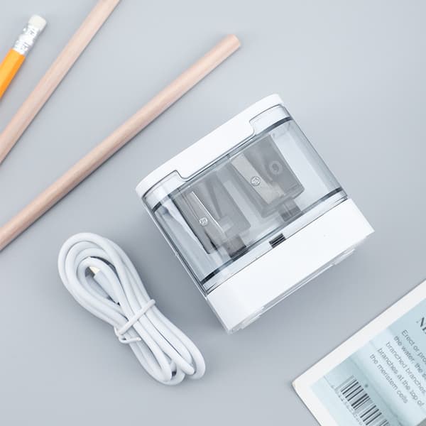 1 USB/paristokäyttöinen teroitin 2 reikää suuri 6-12mm, Profe